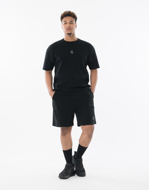 CRONOS TECH HYBRID TEE [黑色] 
