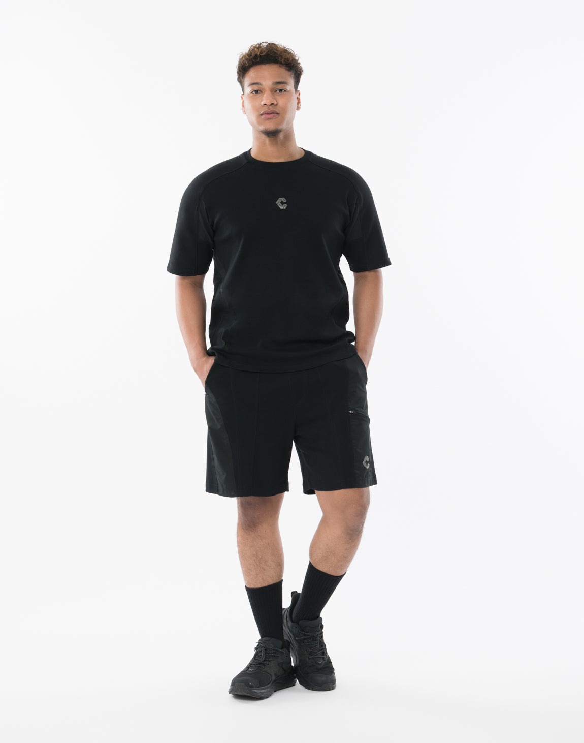 CRONOS HYBRID ACTIVE SHORTS【BLACK】