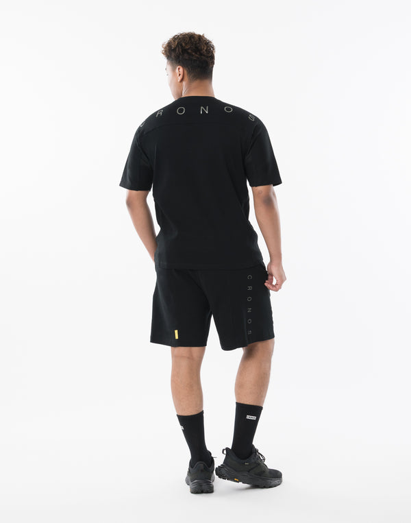 CRONOS TECH HYBRID TEE [黑色] 