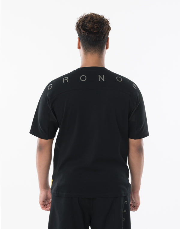 CRONOS TECH HYBRID TEE [黑色] 