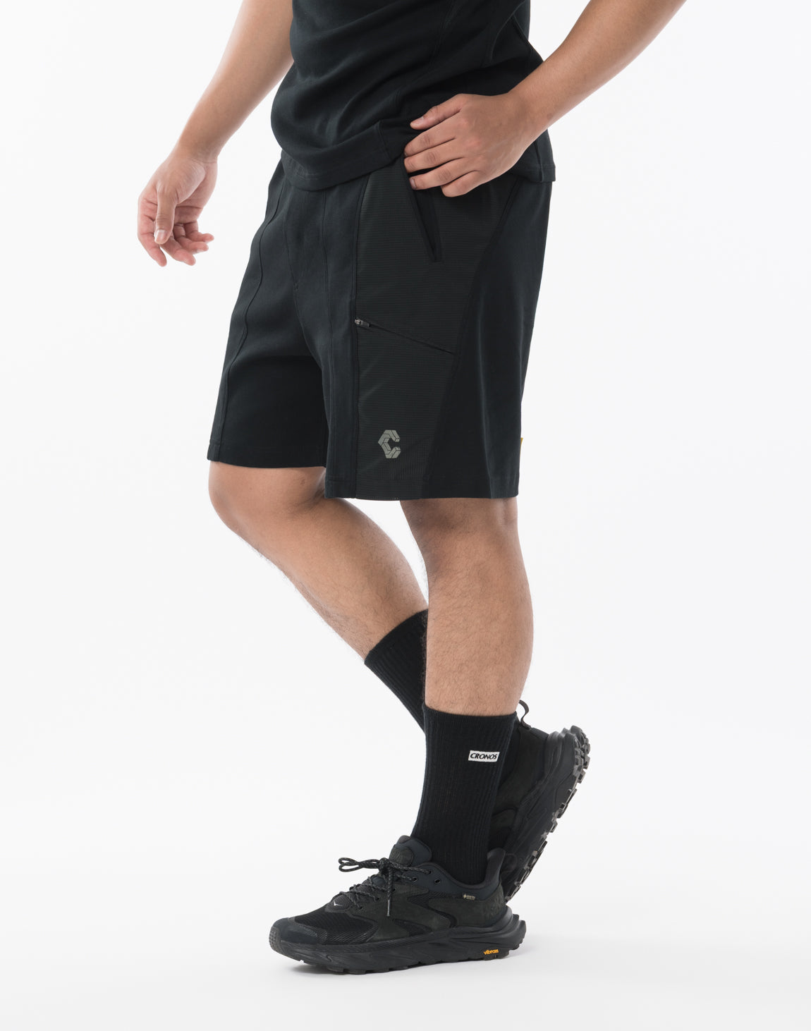 CRONOS HYBRID ACTIVE SHORTS【BLACK】
