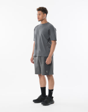 CRONOS TECH HYBRID TEE [深灰色] 