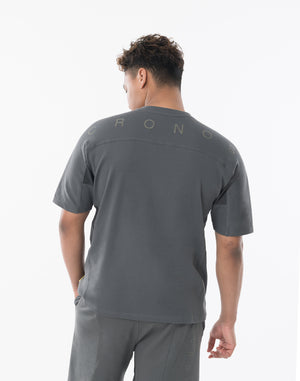 CRONOS TECH HYBRID TEE [深灰色] 
