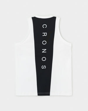 CRONOS REFLECT LINE SLEEVELESS【WHITE】