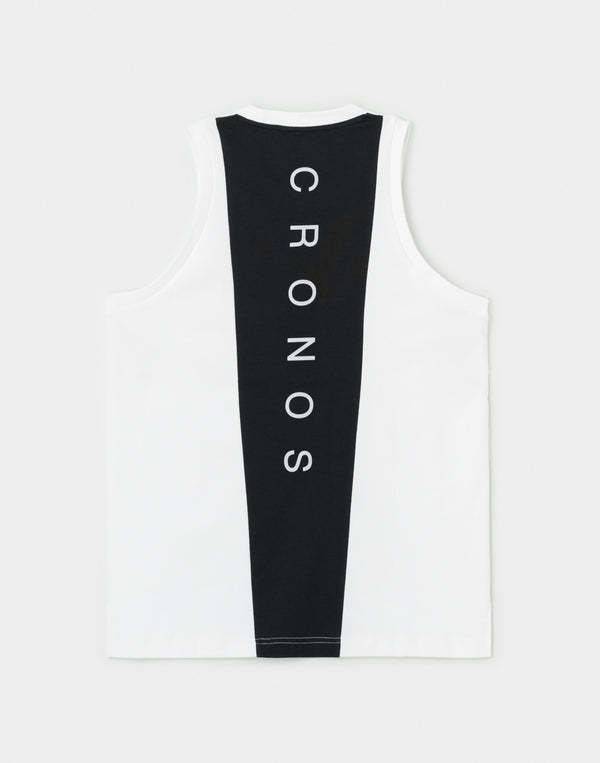 CRONOS REFLECT LINE SLEEVELESS【WHITE】