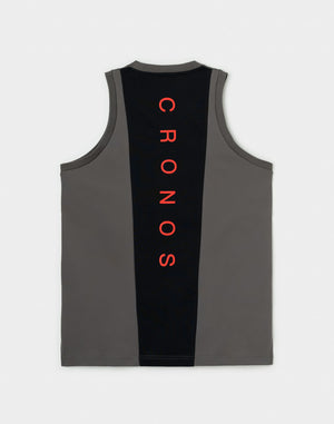 CRONOS REFLECT LINE SLEEVELESS【D.GRAY】