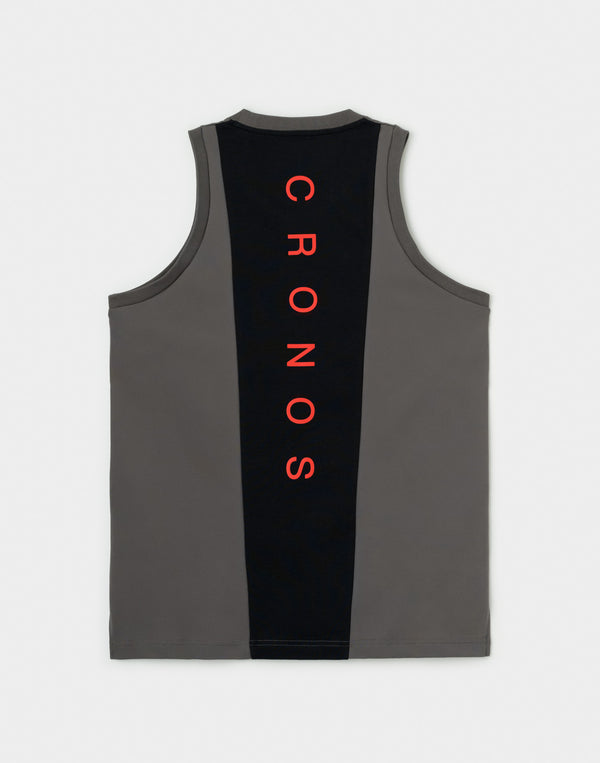 CRONOS REFLECT LINE SLEEVELESS【D.GRAY】