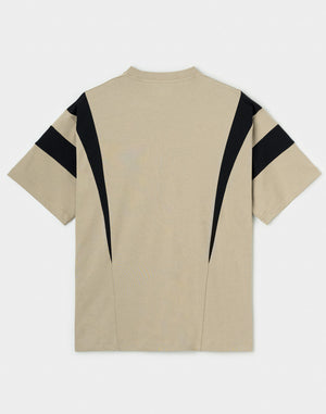 CRONOS DUAL TECH OVERSIZE S/S TEE【GREIGE】