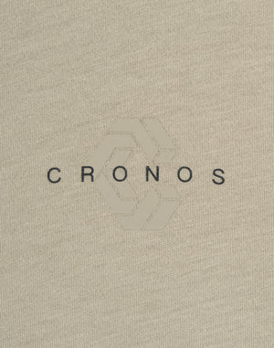 CRONOS DUAL TECH OVERSIZE S/S TEE【GREIGE】