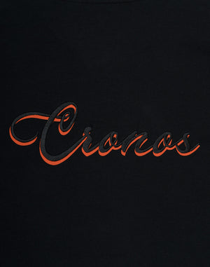 CRONOS SCRIPT SIDE S/S TEE【BLACK×RED】