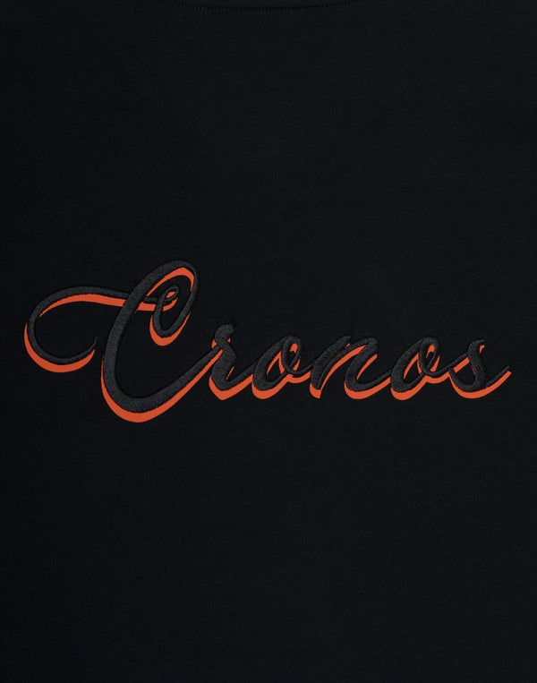 CRONOS SCRIPT SIDE S/S TEE【BLACK×RED】