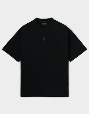 CRONOS SCRIPT SIDE S/S TEE【BLACK】