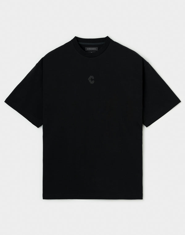CRONOS SCRIPT SIDE S/S TEE【BLACK】