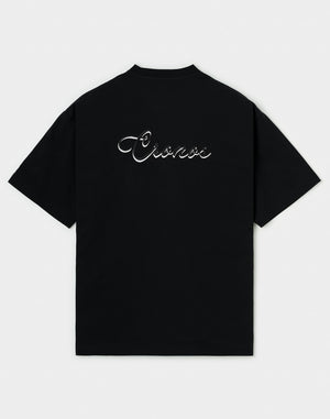 CRONOS SCRIPT SIDE S/S TEE【BLACK】