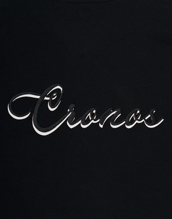 CRONOS SCRIPT SIDE S/S TEE【BLACK】