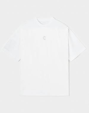CRONOS SCRIPT SIDE S/S TEE【WHITE】