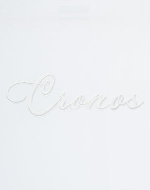 CRONOS SCRIPT SIDE S/S TEE【WHITE】