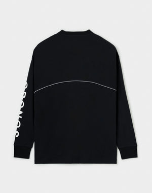 CRONOS DUAL-FACE TECH L/S TEE【BLACK】