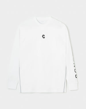 CRONOS DUAL-FACE TECH L/S TEE [WHITE]