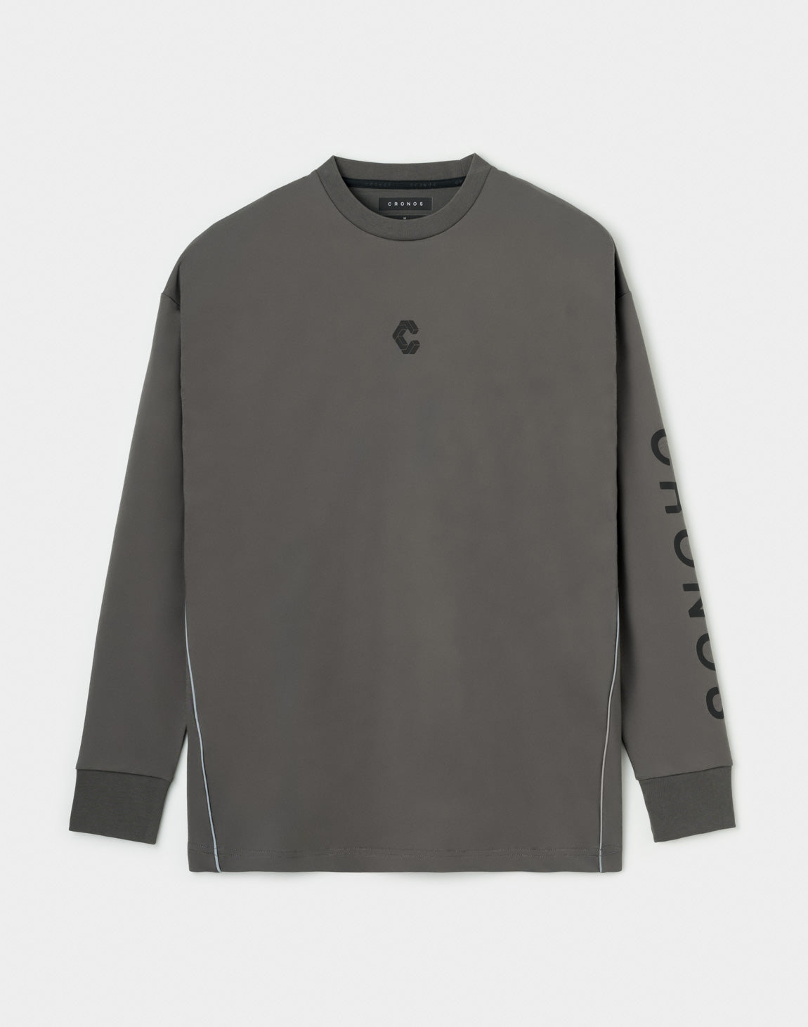 CRONOS DUAL-FACE TECH L/S TEE【D.GRAY】