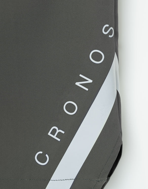 CRONOS 反光彈性短褲【D.GRAY】