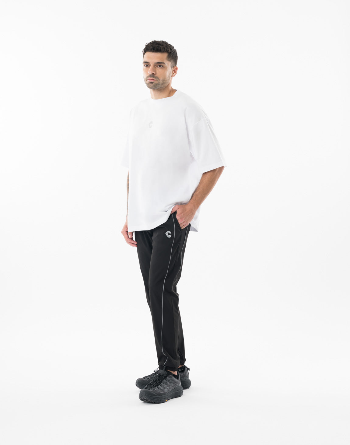 CRONOS 上のみグレー/ホワイト CRONOS STREAMLINE Skinny Pants【D.GRAY】