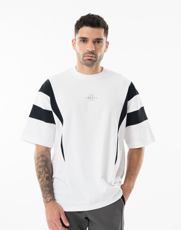 CRONOS DUAL TECH OVERSIZE S/S TEE【WHITE】