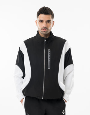 CRONOS EDGE ZIP STAND BLOUSON【BLACK×WHITE】