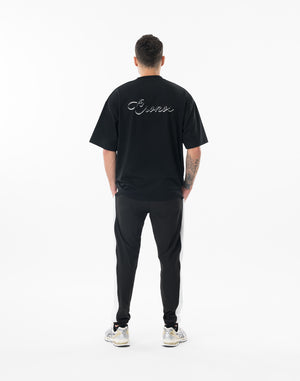CRONOS SCRIPT SIDE S/S TEE【BLACK】