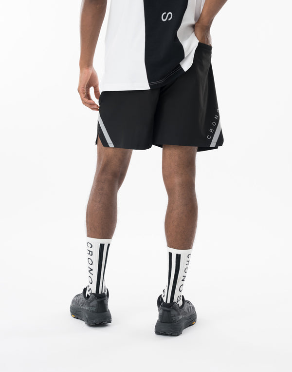 CRONOS Reflective Stretch Shorts【BLACK】