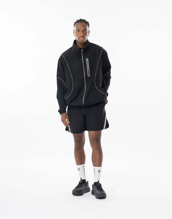 CRONOS Reflective Stretch Shorts【BLACK】