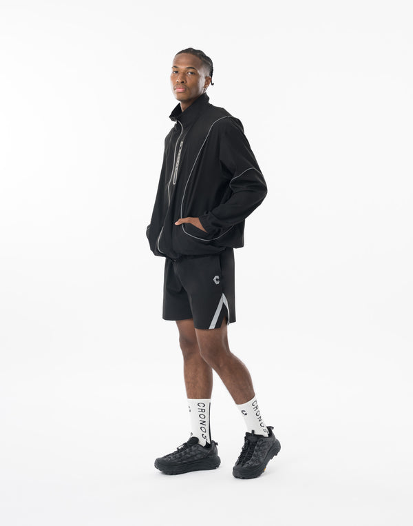 CRONOS Reflective Stretch Shorts【BLACK】