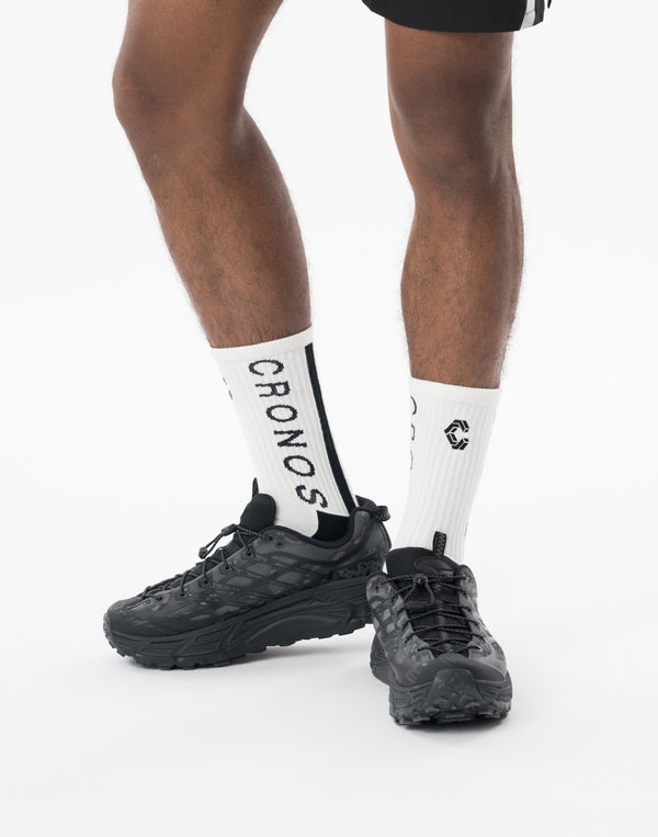 CRONOS ACHILLES STRIPE Socks【WHITE】