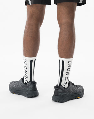 CRONOS ACHILLES STRIPE Socks【WHITE】