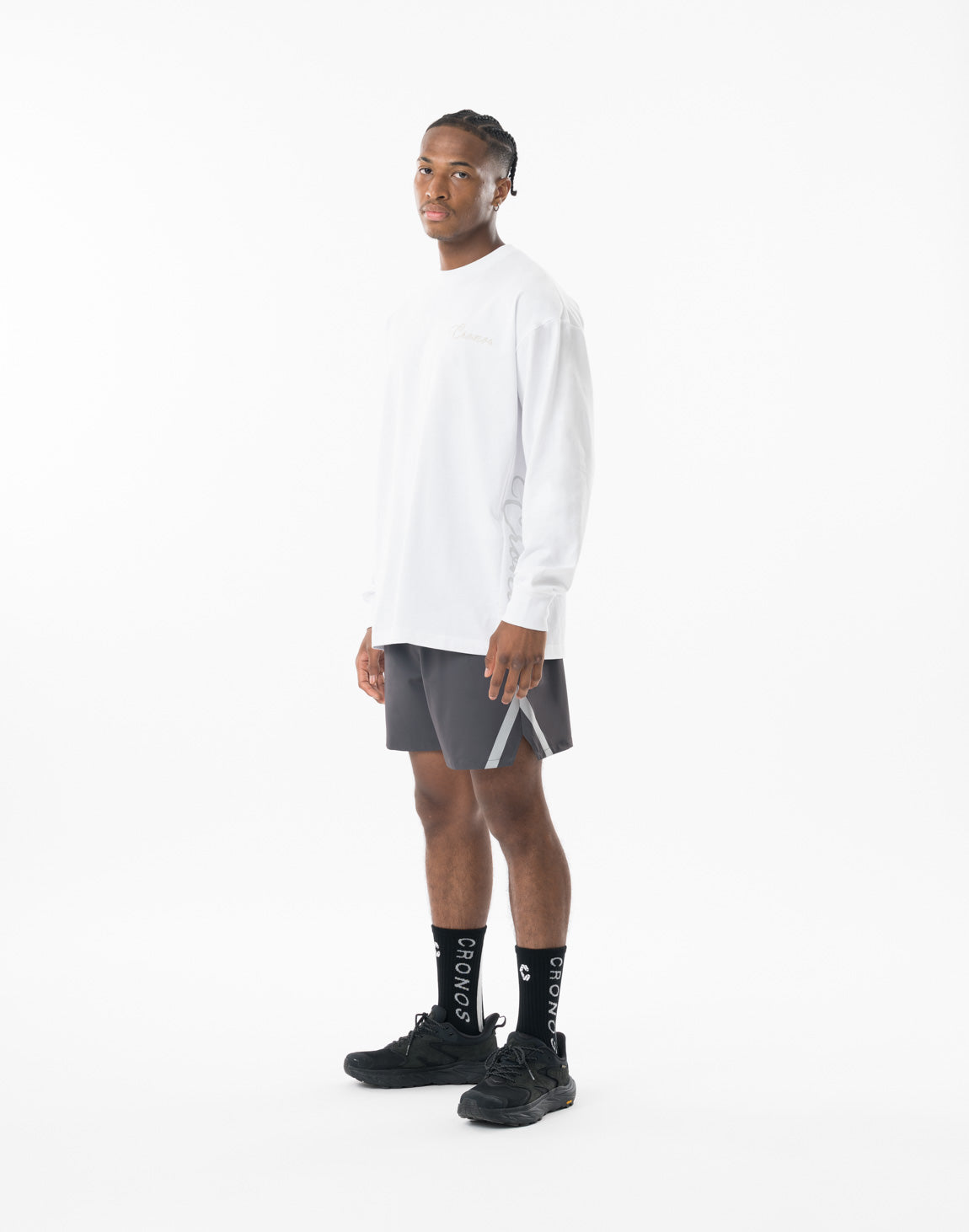 CRONOS Reflective Stretch Shorts【D.GRAY】