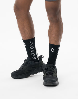 CRONOS ACHILLES STRIPE Socks【BLACK】