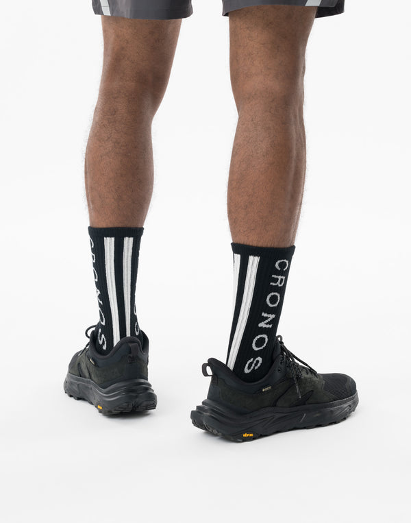 CRONOS ACHILLES STRIPE Socks【BLACK】