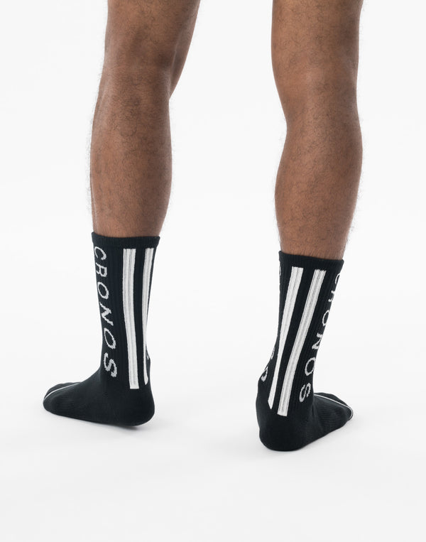 CRONOS ACHILLES STRIPE Socks【BLACK】