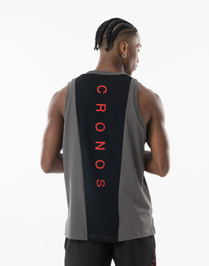 CRONOS REFLECT LINE SLEEVELESS【D.GRAY】