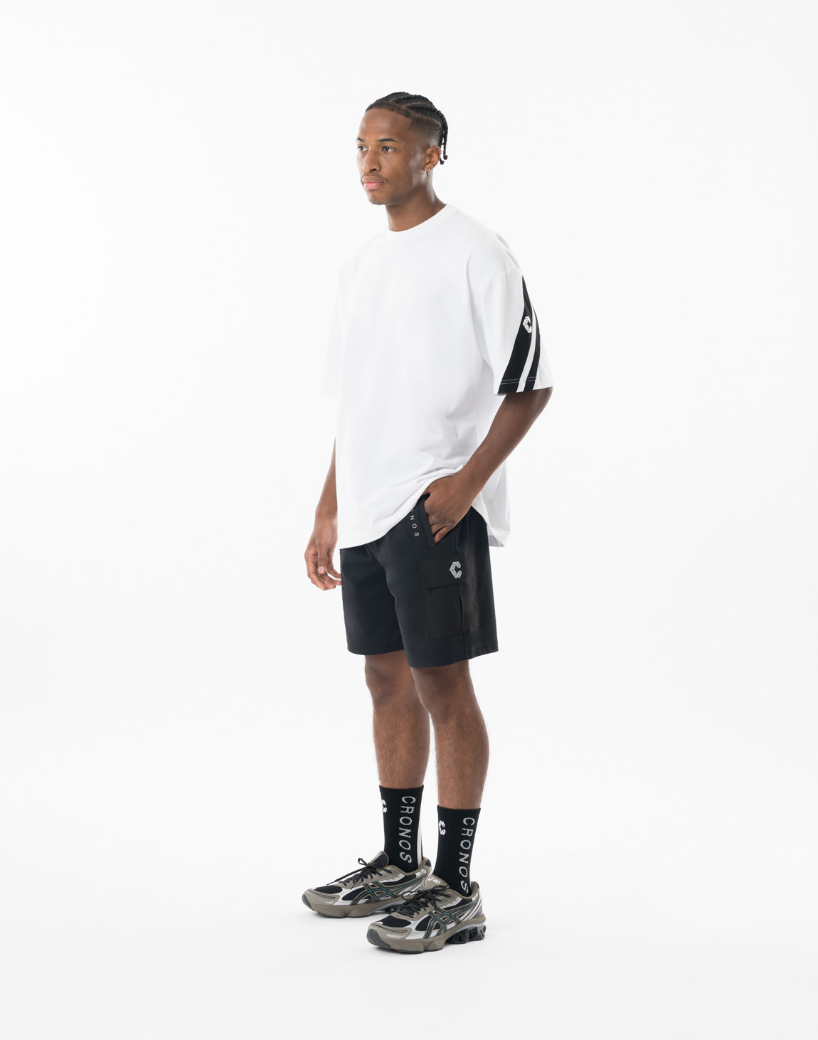 CRONOS URBAN ACTIVE CARGO SHORTS ショーツ CRONOS Urban Active Cargo Shorts【BLACK】