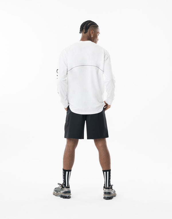 CRONOS DUAL-FACE TECH L/S TEE [WHITE]