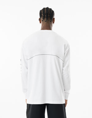 CRONOS DUAL-FACE TECH L/S TEE [WHITE]