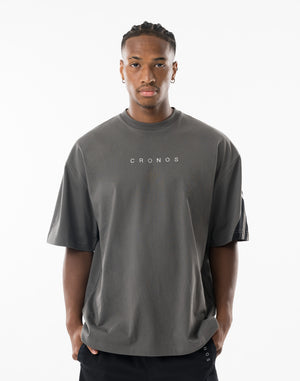 CRONOS SIDE STRIKE S/S TEE【D.GRAY】