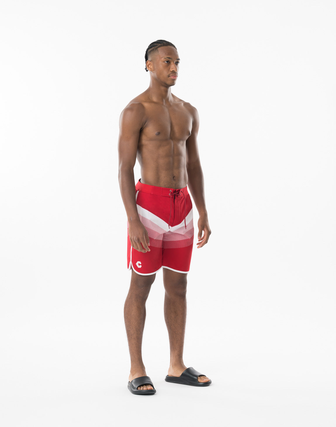 【新品即完】CRONOS REFLECT LINE SLEEVELESS M 赤 CRONOS STREAMLINE Competition Shorts【RED】