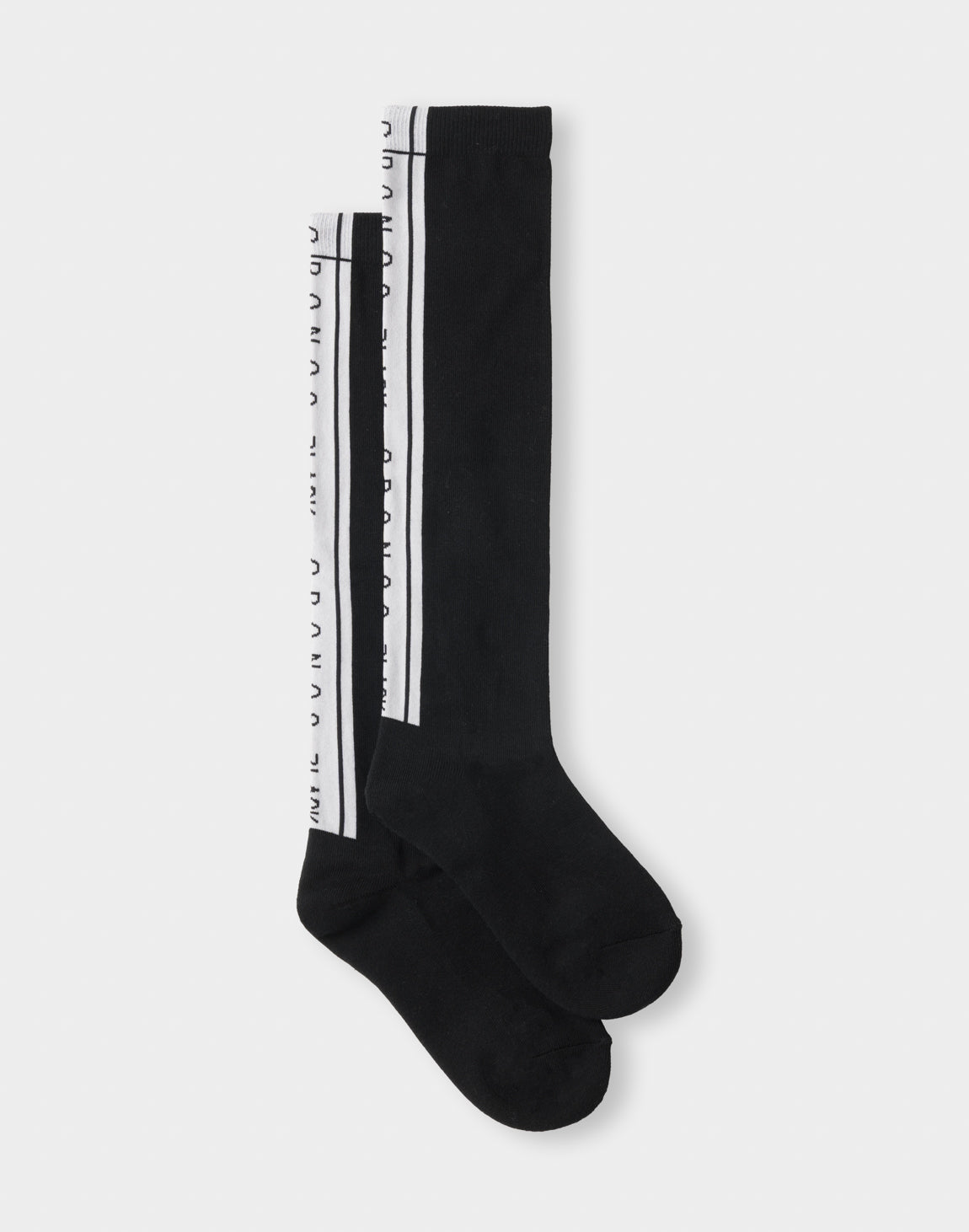 CRONOS BLACK WOMAN LineFit High Socks【BLACK】