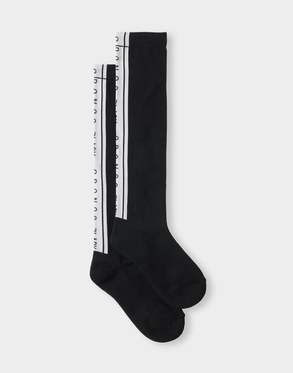 CRONOS BLACK WOMAN LineFit High Socks [BLACK]