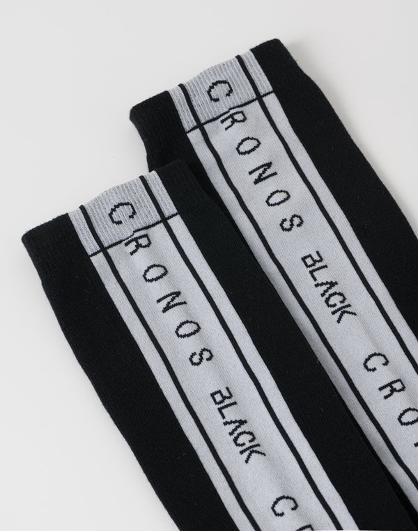 CRONOS BLACK WOMAN LineFit High Socks [BLACK]