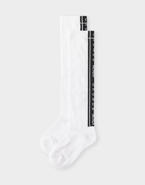 CRONOS BLACK WOMAN LineFit High Socks [WHITE]