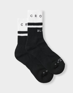 CRONOS BLACK MINIMAL ACTIVE SOCKS【BLACK】