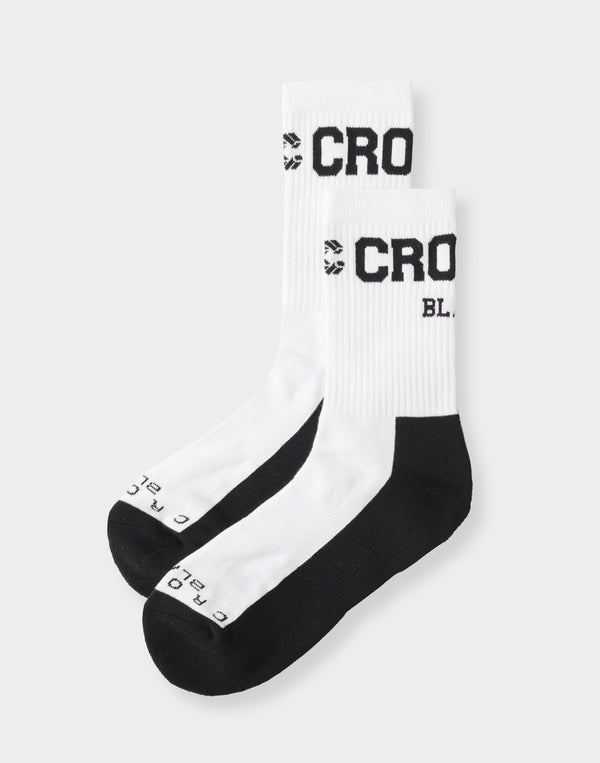 CRONOS BLACK MOTION FIT SOCKS【WHITE】